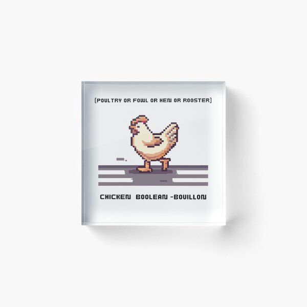 Item preview, Chicken Boolean NOT Chicken Bouillon  designed and sold by sourcecon.