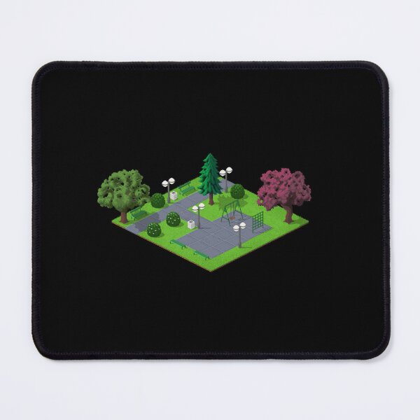 Item preview, Playground Park Pixel Art | Isometric | Black designed and sold by Teenker.