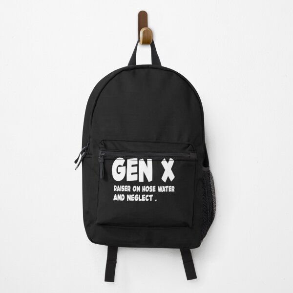 Item preview, Gen X Raised on Hose Water and Neglect - Funny Retro Meme for 80s and 90s Kids designed and sold by QuantaPixel.