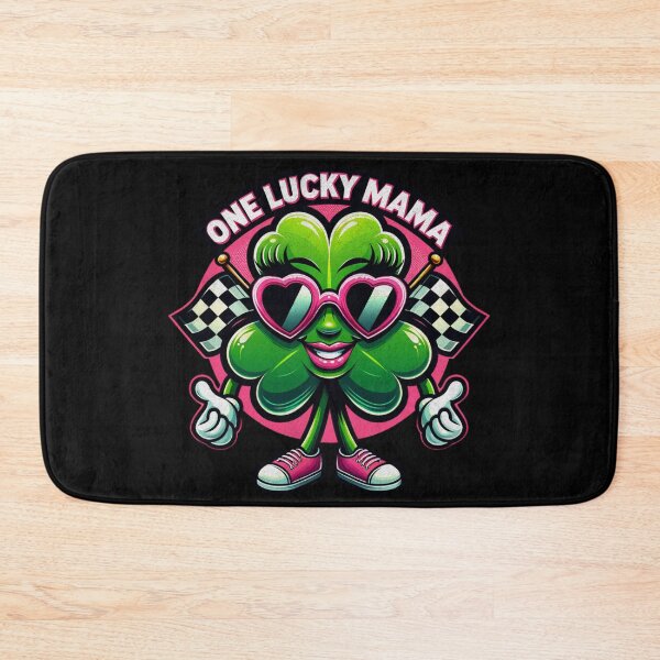 Item preview, One Lucky Mama Cute Funny Shamrock Sunglasses Checkered Flag Racing Irish St Patrick's Day Luck St Paddy's Day designed and sold by CarantinedChaos.