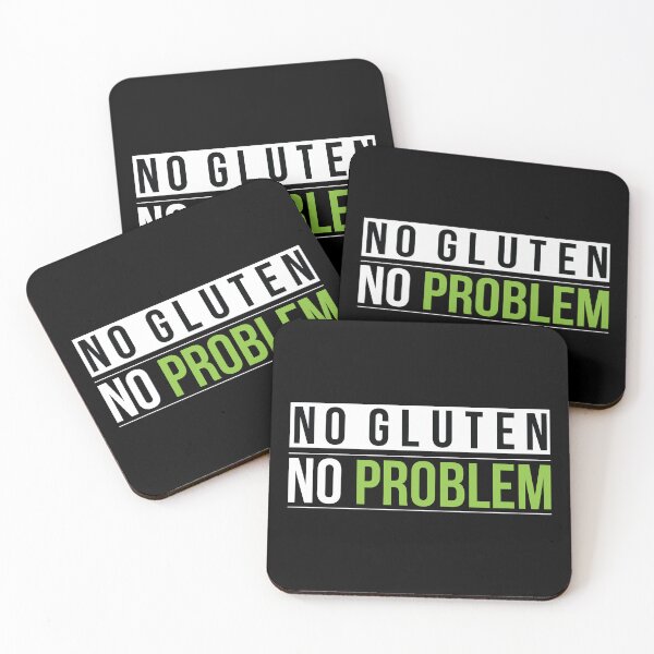 Item preview, "No Gluten No Problem" t shirt design V3 designed and sold by MyGluteesFree77.