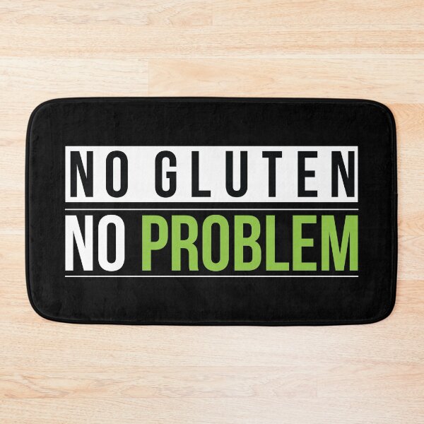 Item preview, "No Gluten No Problem" t shirt design V3 designed and sold by MyGluteesFree77.