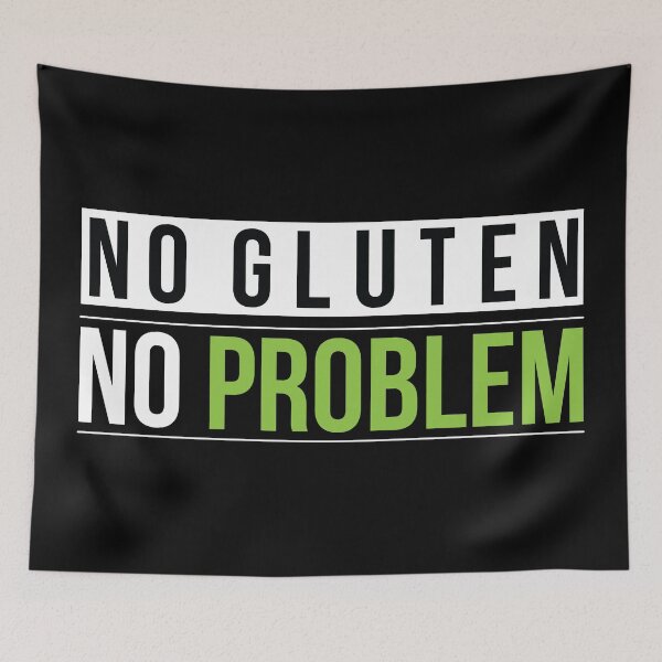 Item preview, "No Gluten No Problem" t shirt design V3 designed and sold by MyGluteesFree77.