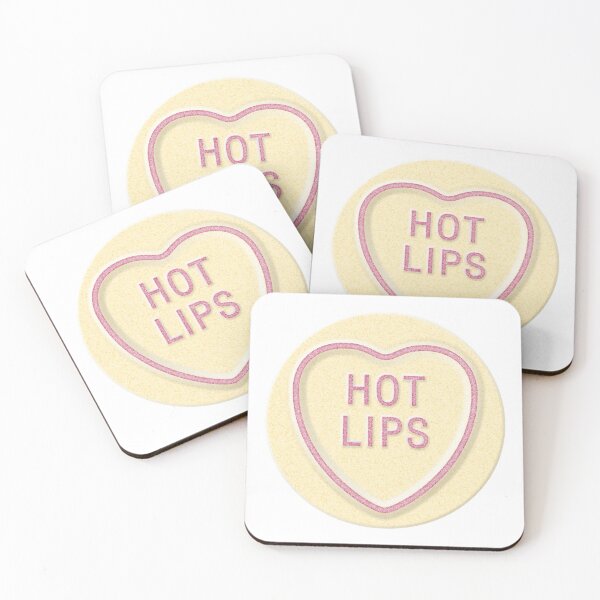 Item preview, NDVH Love Heart HOT LIPS designed and sold by Nik’s T-Shirts.