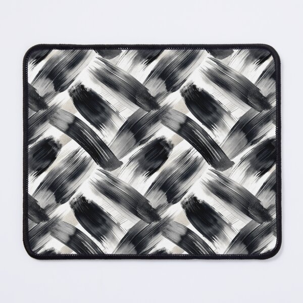Item preview, Trazos de pincel en blanco y negro designed and sold by patterncrow.