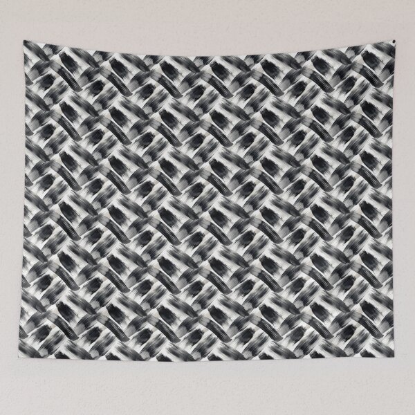 Item preview, Black and white brush strokes designed and sold by patterncrow.