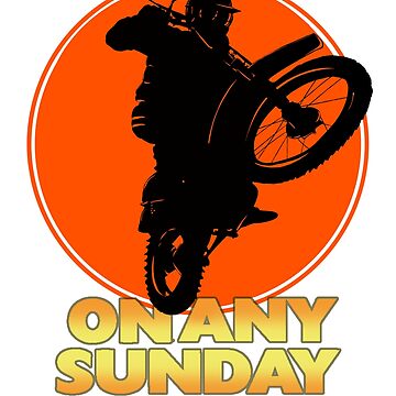 Artwork thumbnail, On Any Sunday Classic Motorcycle Motocross Enduro Movie by AninosSArtist