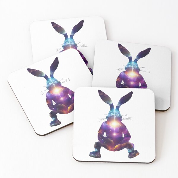 Item preview, Galactic Buddha Bunny /in White designed and sold by eXo-Designs.
