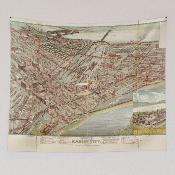 Item preview, West Bottoms of Kansas City, MO (1895) designed and sold by allhistory.
