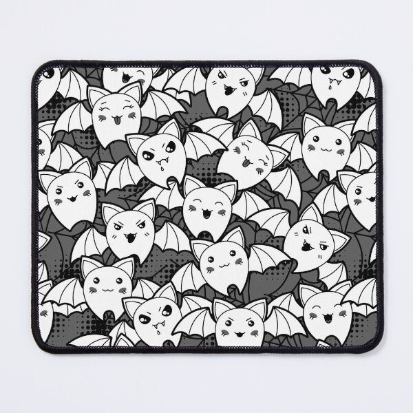 Item preview, Cute Vampire Anime Bats Black & White designed and sold by 13ThDimension.