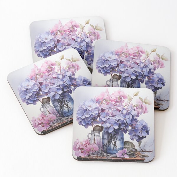 Item preview, Blue Pink Hydrangeas designed and sold by MsMimis.