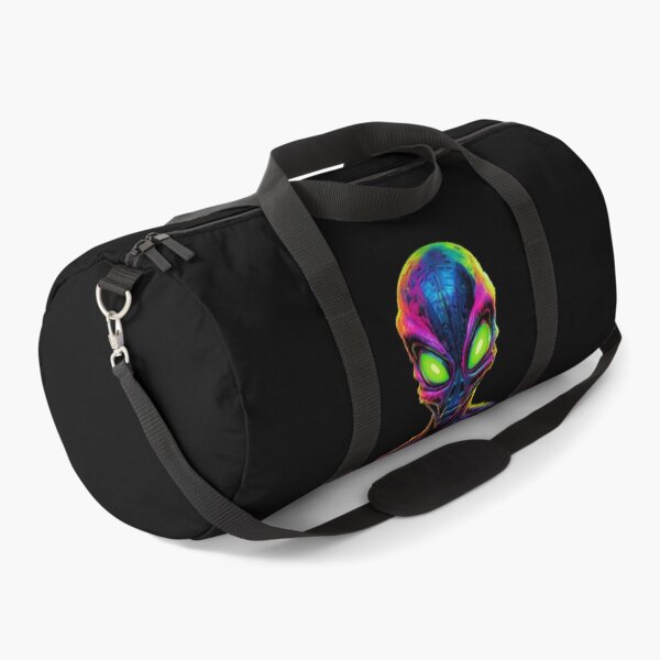 Item preview, Alien portrait in neon colors, extraterrestrial creature designed and sold by Andrea-Design.