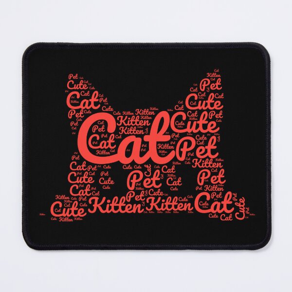 Item preview, Red Cat Made of Words designed and sold by Promoc.