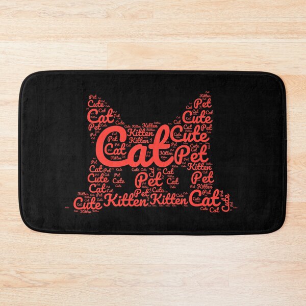 Item preview, Red Cat Made of Words designed and sold by Promoc.