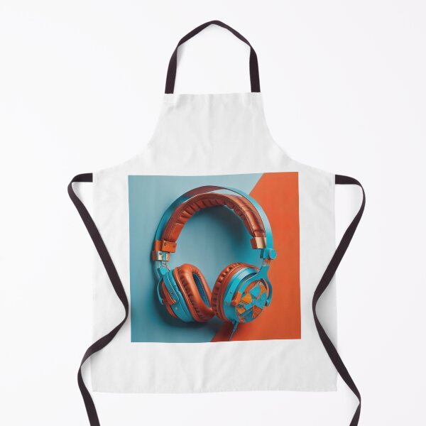 Item preview, Blue and Orange Headphones. designed and sold by Roleey.