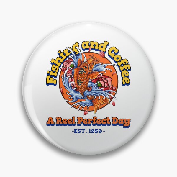 Item preview, Fishing And Coffee Reel Perfect Day designed and sold by FISHGALA.