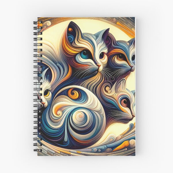 Item preview, Ethereal Whiskers Capturing the Spirit of Feline Mystique designed and sold by ArtComixHaven.