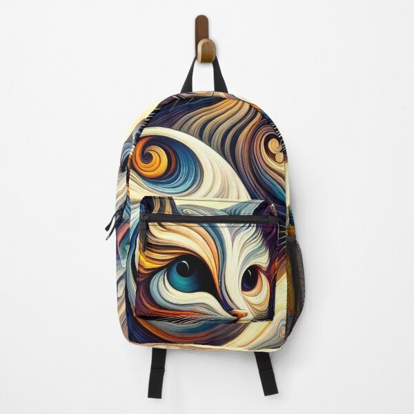Item preview, Ethereal Whiskers Capturing the Spirit of Feline Mystique designed and sold by ArtComixHaven.