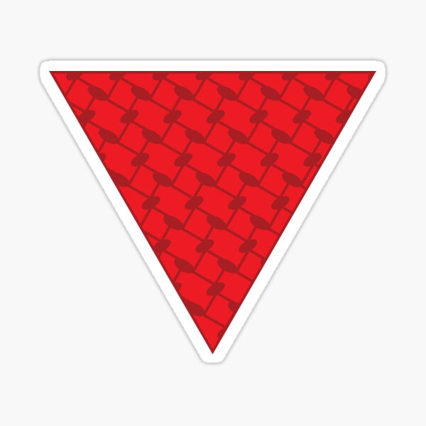 Item preview, Palestinian Red Triangle designed and sold by hashemds.