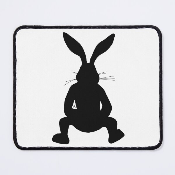 Item preview, Buddha Bunny - Black Silhouette  designed and sold by eXo-Designs.