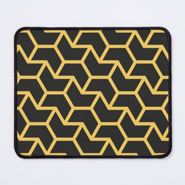 Item preview, Black & Yellow Chevron Connected Alternating Arrow NeverEnding Textile designed and sold by Alchemy-A-La-G.