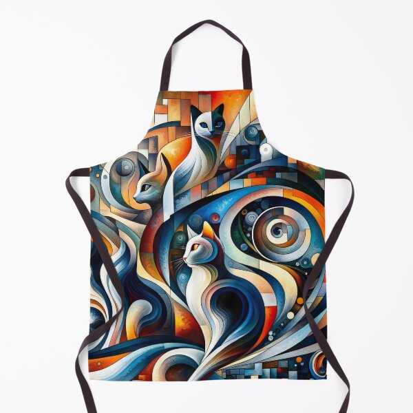 Item preview, Ethereal Whiskers Capturing the Spirit of Feline Mystique designed and sold by ArtComixHaven.