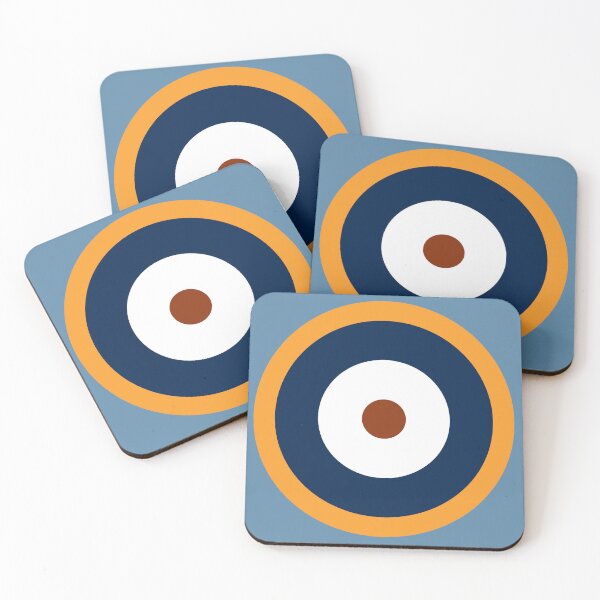 Item preview, The Classic Retro RAF mod roundel designed and sold by ModSupporters.