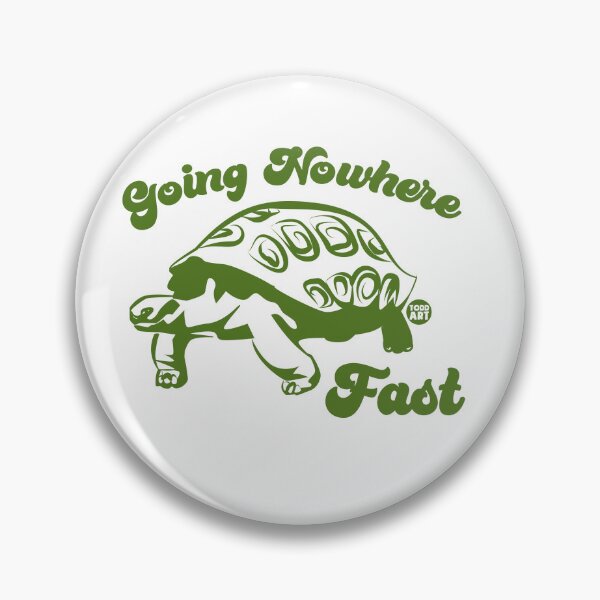 Artikelvorschau, Going Nowhere Fast - Tortoise Sticker entworfen und verkauft von TODD GOLDMAN.