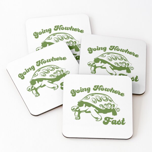 Item preview, Going Nowhere Fast - Tortoise Sticker designed and sold by TODD GOLDMAN.
