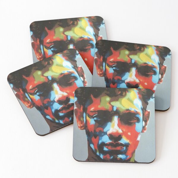 Item preview, Male Art Portrait - Colorful Intrigue designed and sold by Helenka.