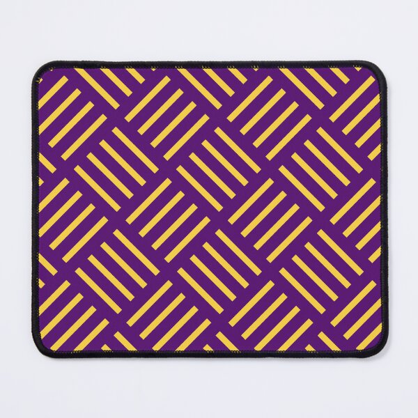 Item preview, Purple & Yellow Line Stripe Squares Repeat NeverEnding Textile designed and sold by Alchemy-A-La-G.