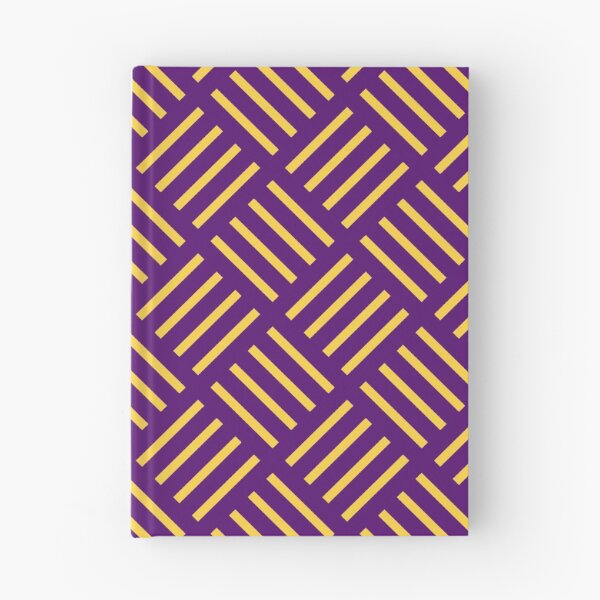 Item preview, Purple & Yellow Line Stripe Squares Repeat NeverEnding Textile designed and sold by Alchemy-A-La-G.