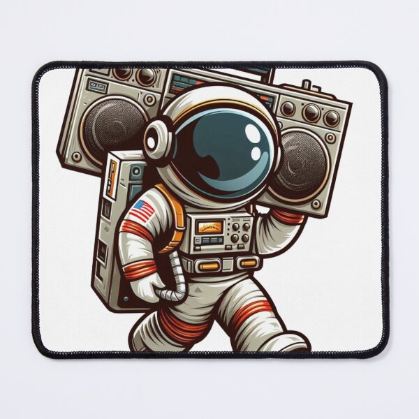 Item preview, Astronaut with Boombox designed and sold by Gulyabani.
