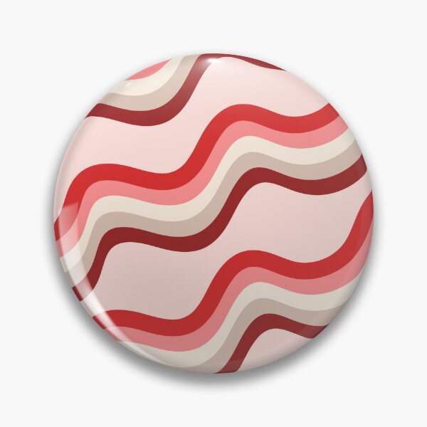 Item preview,  Pastel red waves pattern designed and sold by Makks12.