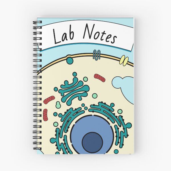Item preview, Cell organelles notebook designed and sold by MicroMarket.