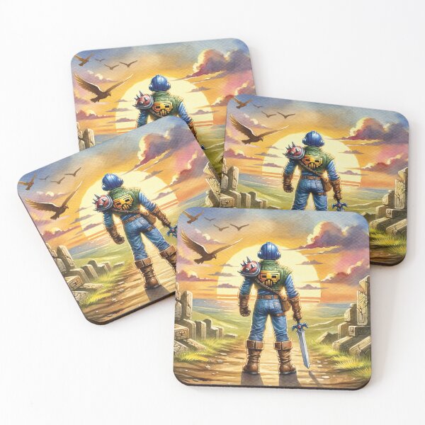 Item preview, Vintage Video Game Hero Starting an Adventure designed and sold by ScroggMcGoose.