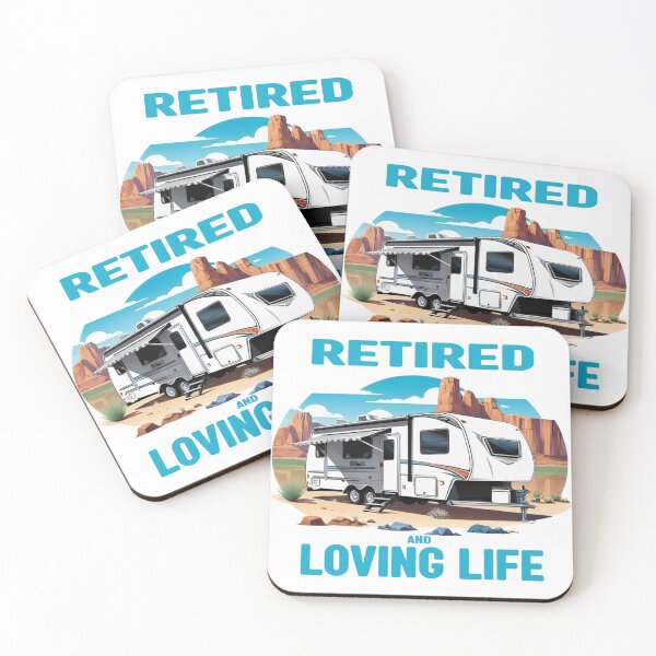 Item preview, Retired and Loving Life designed and sold by 3Brew-Designs.