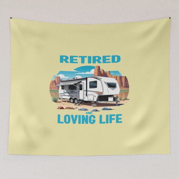 Item preview, Retired and Loving Life designed and sold by 3Brew-Designs.