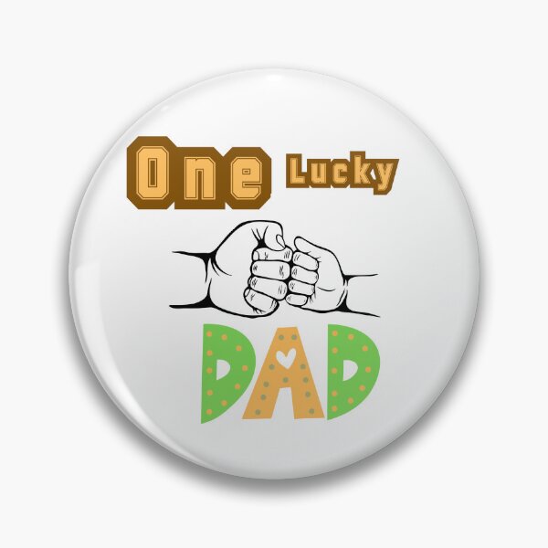 Item preview, One Lucky Dad,St Patricks Day designed and sold by winzostyle ⭐⭐⭐⭐⭐.