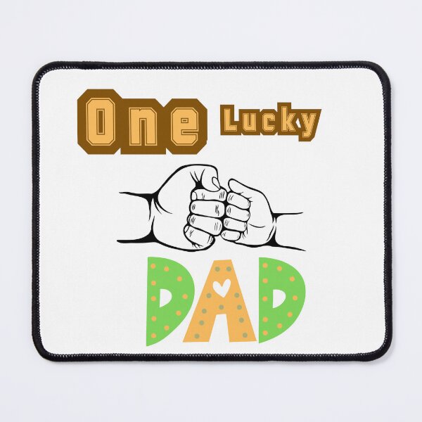 Item preview, One Lucky Dad,St Patricks Day designed and sold by winzostyle ⭐⭐⭐⭐⭐.
