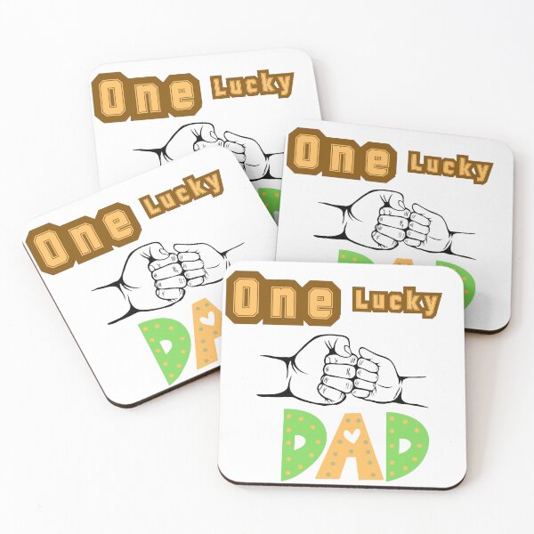Item preview, One Lucky Dad,St Patricks Day designed and sold by winzostyle ⭐⭐⭐⭐⭐.