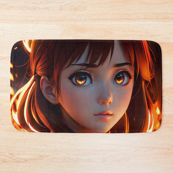 Item preview, Cute Anime Fire Girl designed and sold by TheArtOfPat.