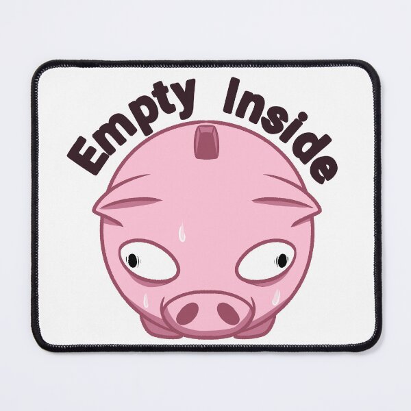 Item preview, Empty Inside ~ Piggy bank designed and sold by Andy Pleiades.
