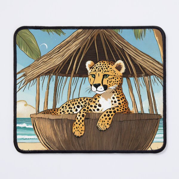 Item preview, Cheerful Cheetah Coconut Cabana designed and sold by omerfdln34.