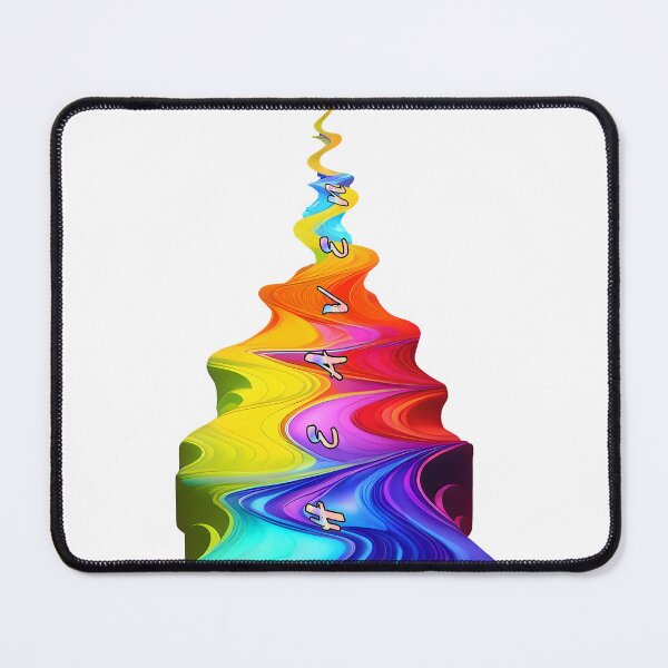 Item preview, Heaven Highway, All Aboard Rainbow Epress, Vivid Abstract designed and sold by Rhonda  Brown.