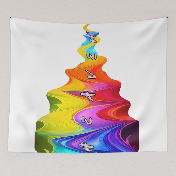 Item preview, Heaven Highway, All Aboard Rainbow Epress, Vivid Abstract designed and sold by Rhonda  Brown.