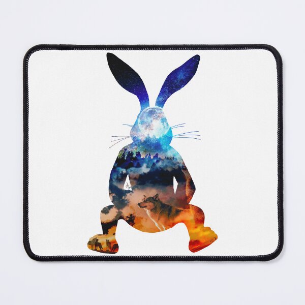 Item preview, Midnight Buddha Bunny /in White designed and sold by eXo-Designs.
