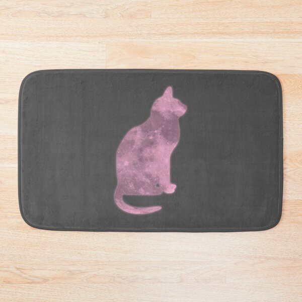 Item preview, Pink Moon Cat Silhouette designed and sold by wonderxwander.