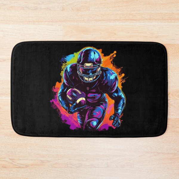 Item preview, American football player in art design, gift sport designed and sold by Andrea-Design.