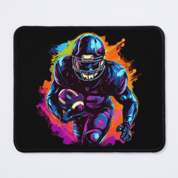 Item preview, American football player in art design, gift sport designed and sold by Andrea-Design.